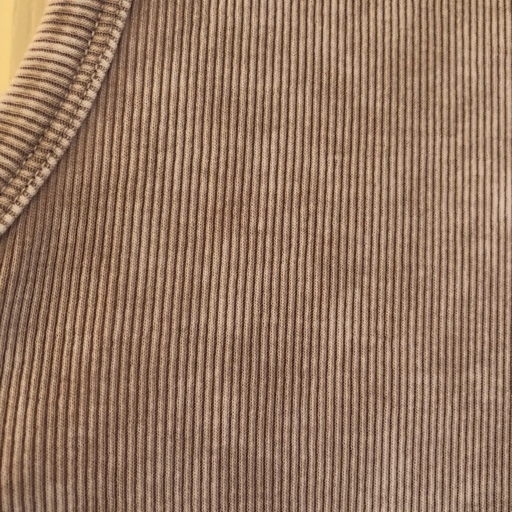 Torrid Taupe Ribbed Sleeveless Top - Picture 3 of 5